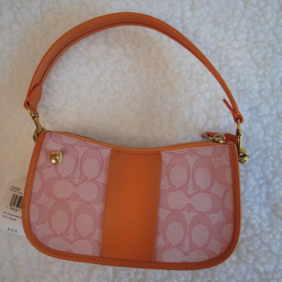 COACH - Swinger 20 in Pink and Orange - Picture 1 of 7